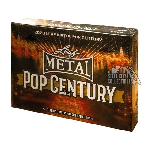 2023 leaf metal pop century hobby box|leaf metal pop century 2023 checklist.